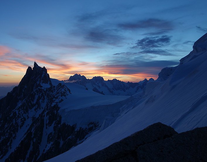 aples paisaje aiguille du midi